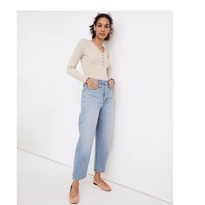 NWT Balloon Jeans in Hewes Wash